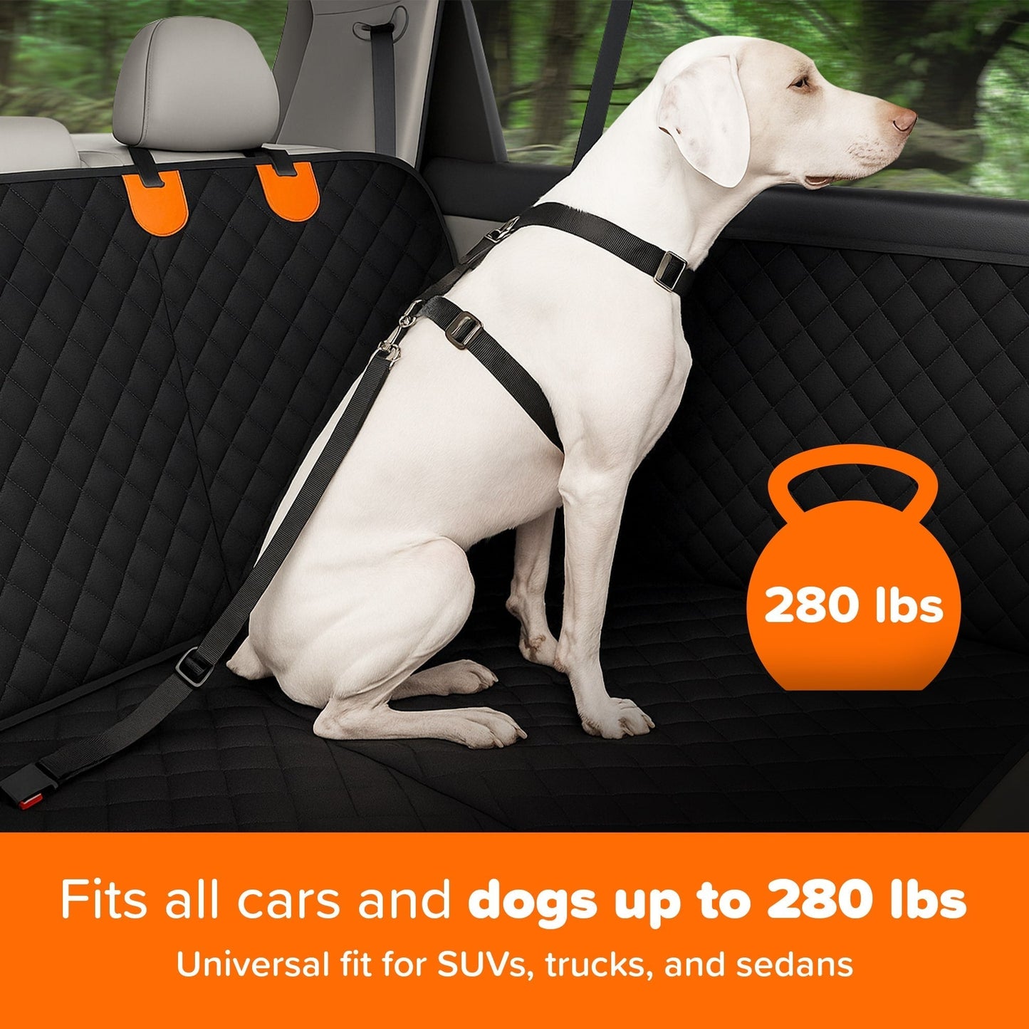 RuffRider™ Hard Bottom Dog Car Seat Protector