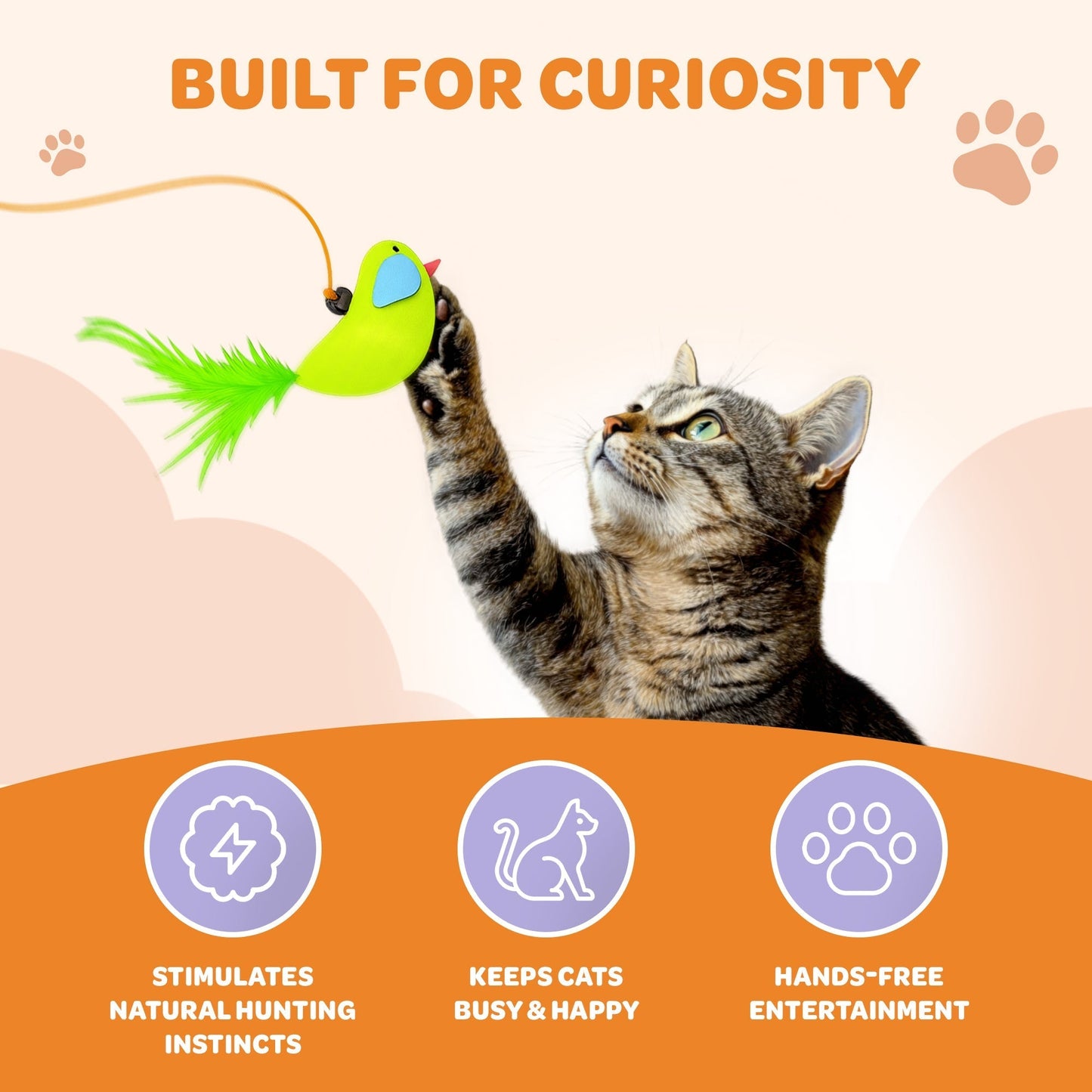 ZippyBird™ Automatic Cat Toy